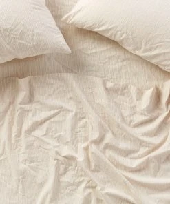 Coyuchi Crinkled Percale Pillowcase Set Home Goods