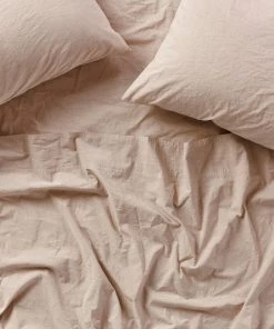 Coyuchi Crinkled Percale Pillowcase Set Home Goods