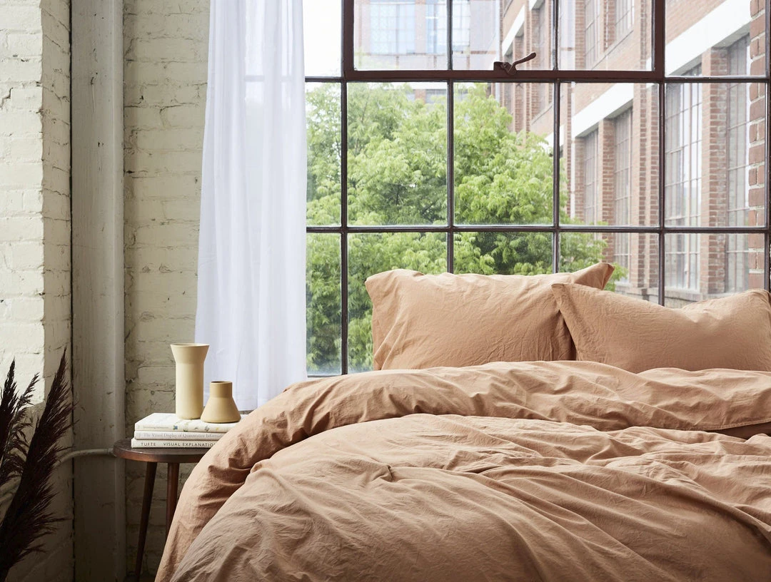 Coyuchi Crinkled Percale Sheet Set Home Goods Coyuchi Crinkled Percale Sheet Set Home Goods