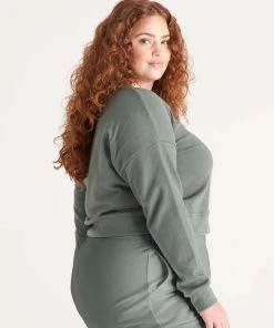 The Standard Stitch French Terry Crop Sweatshirt