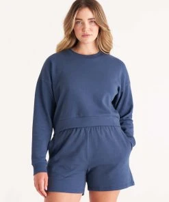 The Standard Stitch French Terry Crop Sweatshirt