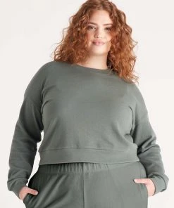 The Standard Stitch French Terry Crop Sweatshirt