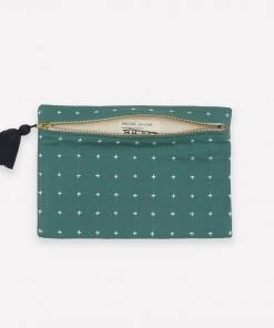 Anchal Cross Stitch Clutch Pouch