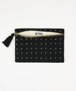 Anchal Cross Stitch Clutch Pouch