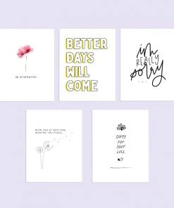 Cute Root Sympathy Variety Plantable Cards - 10 Pack