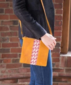 Darzah Camel Tatreez Crossbody Bag Fair Trade 2 Darzah Camel Tatreez Crossbody Bag Fair Trade