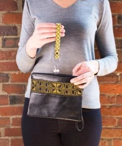 Darzah Special Occasion Egypt Tatreez Clutch - Gold 2 Darzah Special Occasion Egypt Tatreez Clutch - Gold