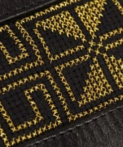 Darzah Special Occasion Egypt Tatreez Clutch - Gold 3 Darzah Special Occasion Egypt Tatreez Clutch - Gold