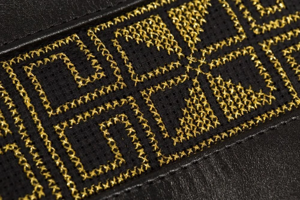 Darzah Special Occasion Egypt Tatreez Clutch - Gold Darzah Special Occasion Egypt Tatreez Clutch - Gold