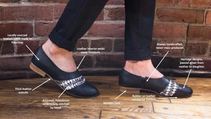 Darzah Shoes Tatreez Oxford - Camel + Orange Darzah Shoes Tatreez Oxford - Camel + Orange