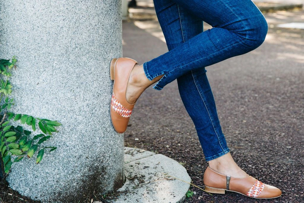 Darzah Tatreez Oxford - Nude Shoes Darzah Tatreez Oxford - Nude Shoes