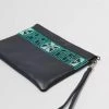 Darzah Egypt Tatreez Clutch - Teal Accessories