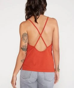 ÉTICA New Arrivals Dasha Cross Back Tank Top