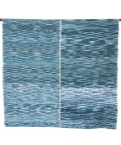 Swahili African Modern Home Goods Deep Blue Waha Gabi Shawl