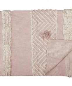 Casa Amarosa Desert Rose Tufted Throw Blanket 7 Casa Amarosa Desert Rose Tufted Throw Blanket
