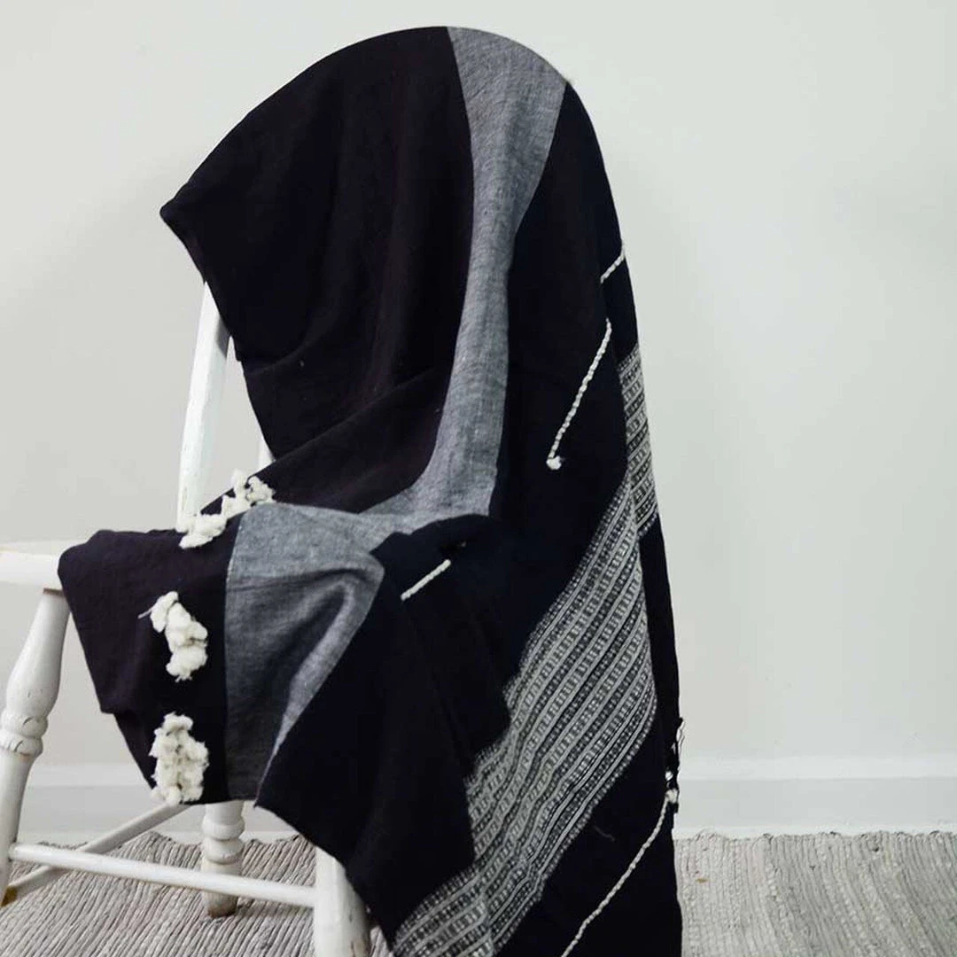 Ichcha Home Goods Desert Textured Throw Blanket Ichcha Home Goods Desert Textured Throw Blanket