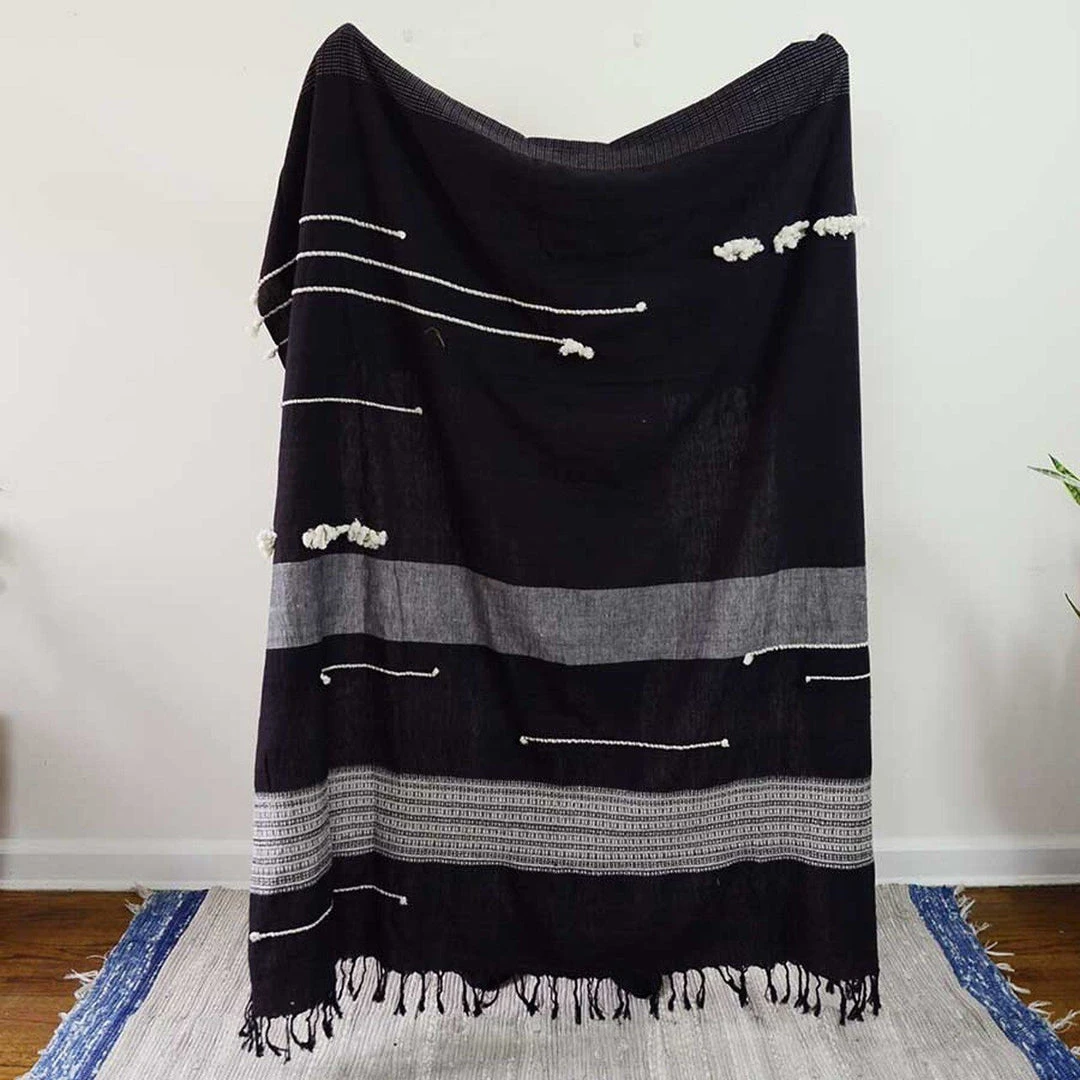 Ichcha Home Goods Desert Textured Throw Blanket Ichcha Home Goods Desert Textured Throw Blanket