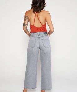 ÉTICA Devon Wide Leg Crop Jeans - Moonstone New Arrivals