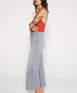 ÉTICA Devon Wide Leg Crop Jeans - Moonstone New Arrivals