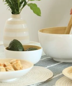 Bibol Dia Bamboo Deep Plate