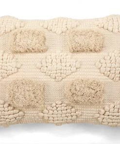 Casa Amarosa Home Goods Diagonal Chindi Throw Pillow Cover
