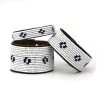 Swahili Coast Design Diamond Dark Blue Beaded Leather Cuff Jewelry