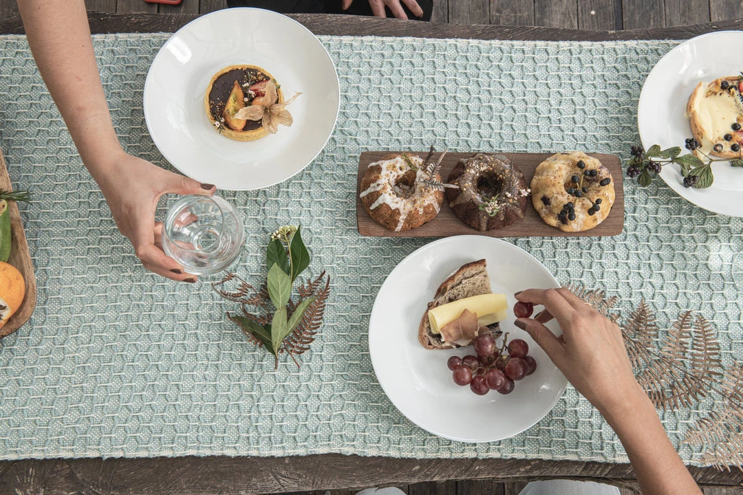 Zuahaza Kitchen + Dining Diamond Naidi Table Runner 3 Zuahaza Kitchen + Dining Diamond Naidi Table Runner