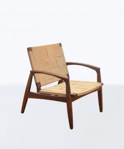Masaya & Co. Diria Leather Arm Chair Furniture