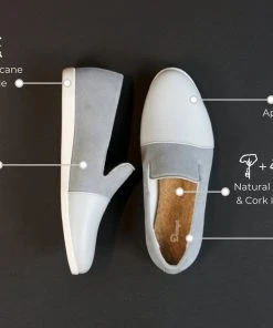 Dooeys Shoes Blue Gray Apple Leather House Loafer