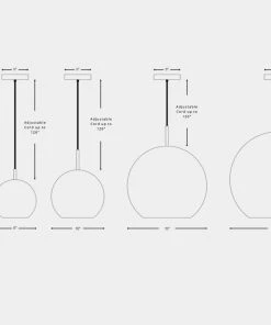 Dounia Home Aria Pendant Light - Gunmetal Handcrafted