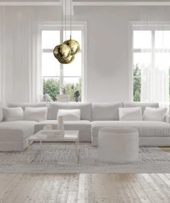 Dounia Home Lighting Mishal Pendant Light - Brass