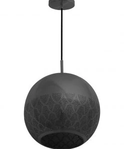 Dounia Home Nur Reversed Pendant Light - Brass Lighting