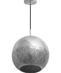 Dounia Home Nur Reversed Pendant Light - Silver