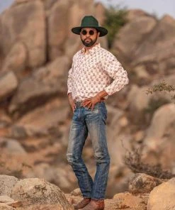 Dushyant Asthana Men's Bandit Western Shirt - Floral Print