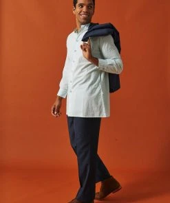 Dushyant Asthana Men's Jaipur Oversized Shirt - Pastel Blue