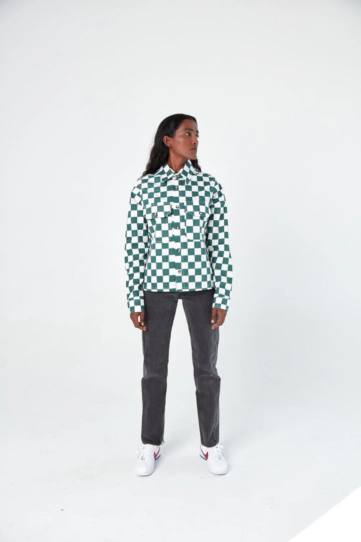 Dushyant Asthana Sophia Chessboard Over Shirt Dushyant Asthana Sophia Chessboard Over Shirt