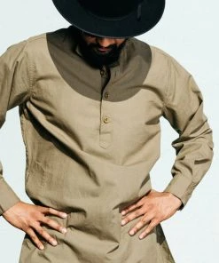 Dushyant Asthana Men's Bombay Oversized Shirt - Military Olive