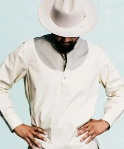 Dushyant Asthana Men's Bombay Oversized Shirt - Pale Khaki