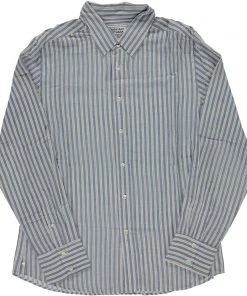 Dushyant Asthana Men's Amir Shirt - Blue Stripes