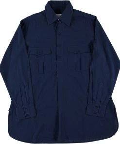 Dushyant Asthana Men's Kameez Oversized Shirt - Mood Indigo