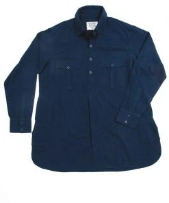 Dushyant Asthana Men's Kameez Oversized Shirt - Mood Indigo