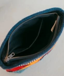 MZ Fair Trade Accessories Eagle Eye Wool Clutch Bag