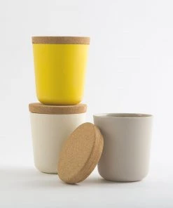 EKOBO Best Sellers Large Recycled Bamboo Storage Jar Set
