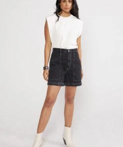 ÉTICA New Arrivals Elia Utility Short - Obsidian