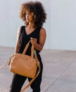 Abby Alley Ellen Handbag - Chestnut Handcrafted