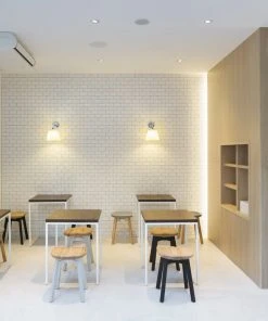 Emeco Su Small Stool - Aluminum Frame