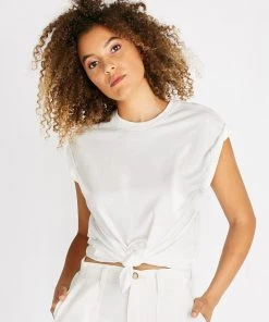 ÉTICA Gemma Tie Front Tee