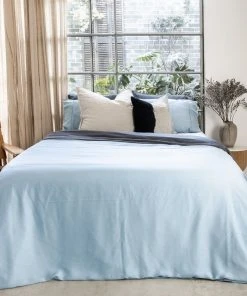 Ettitude Bamboo Sateen Duvet Cover - Starlight Blue