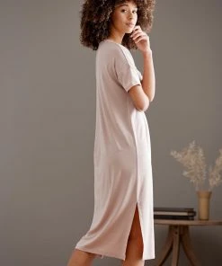 Sijo Eucalyptus Short Sleeve Dress