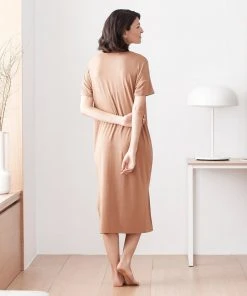 Sijo Eucalyptus Short Sleeve Dress